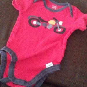 Boys motorcycle onesie